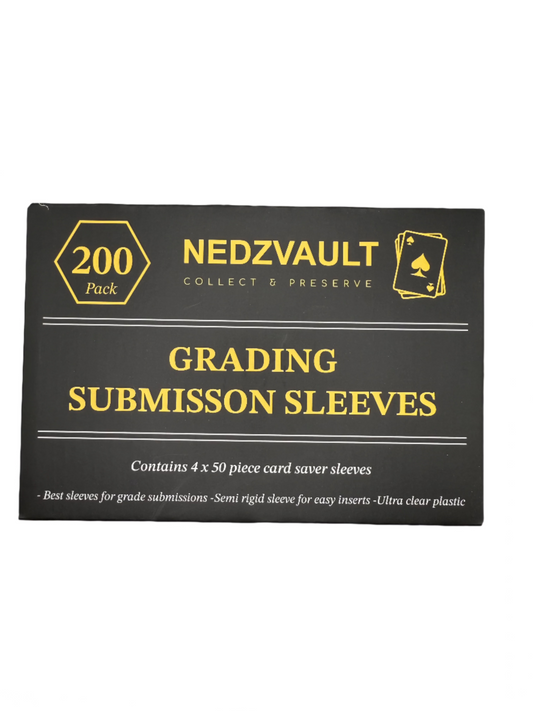 Grading Submission Sleeves with Storage box - 200pc- semi rigid