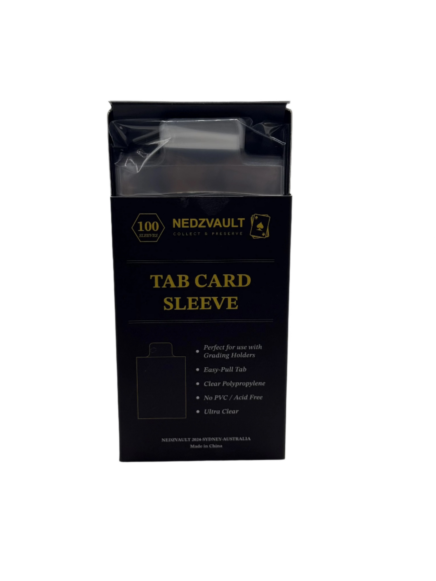 Tab Card Sleeve - 100pc