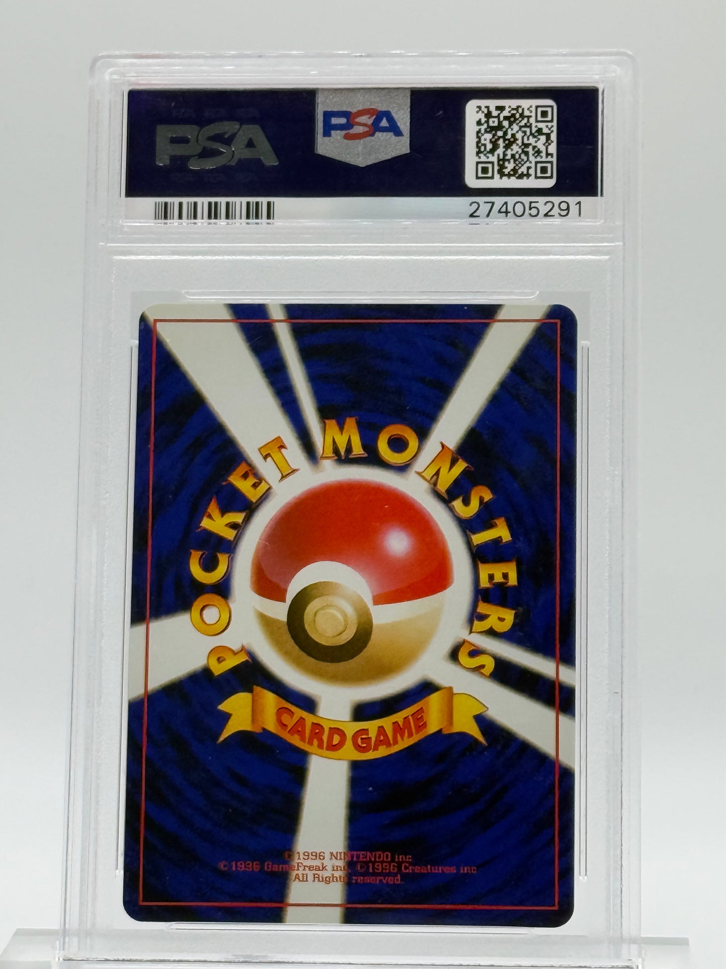 1998 POKEMON JAPANESE GYM 2-PSA 10-ROCKET'S MEWTWO-HOLO