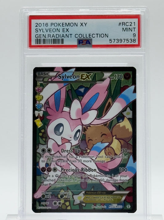 2016 POKEMON XY-PSA 9-SYLVEON EX-GEN.RADIANT COLLECTION