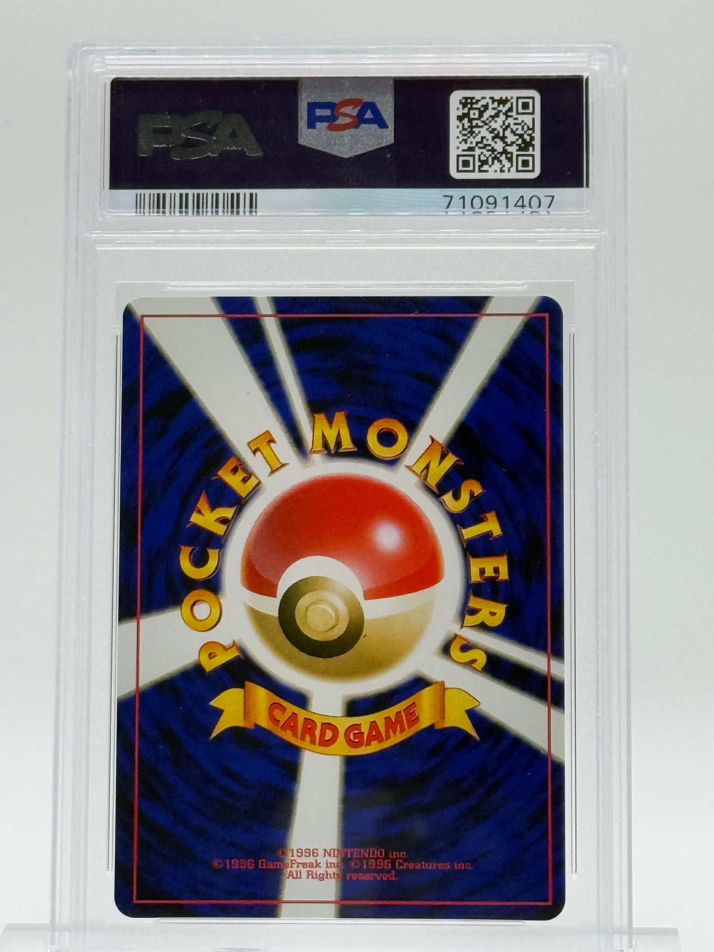 2000 P.M. JAPANESE NEO 2-PSA 9- BUTTERFREE-HOLO