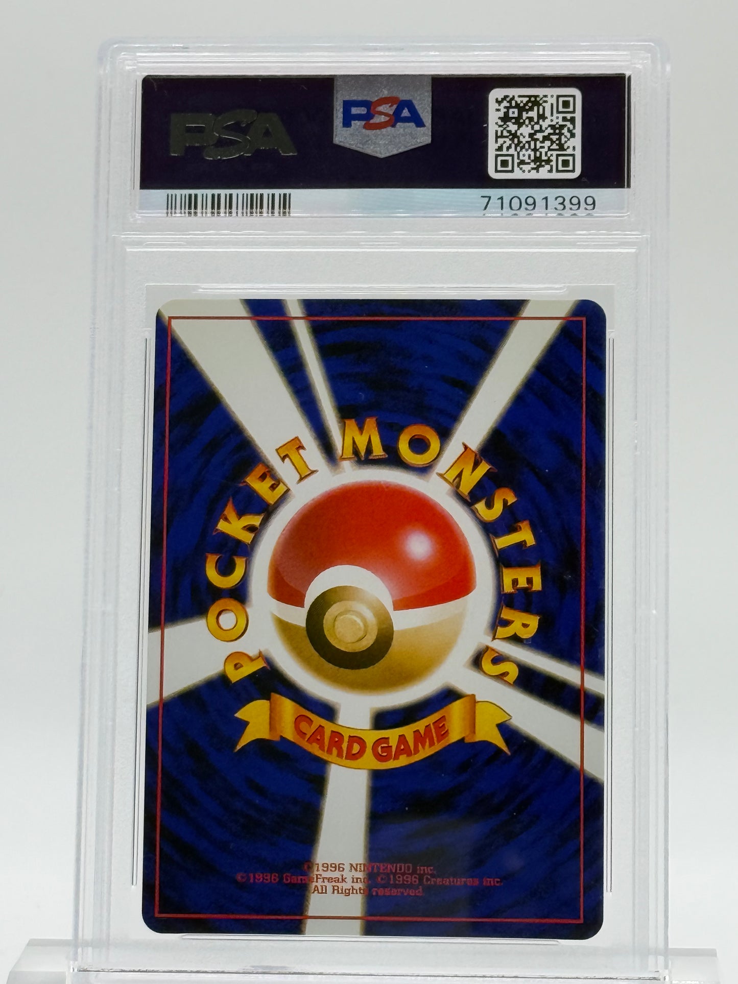 1997 P.M. JAPANESE ROCKET-PSA 9-DARK VILEPLUME-HOLO