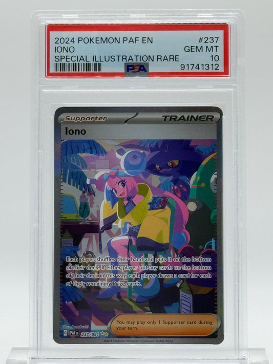 2024 POKEMON PAF EM-PSA 10-IONO-SPECIAL ILLUSTRATION RARE