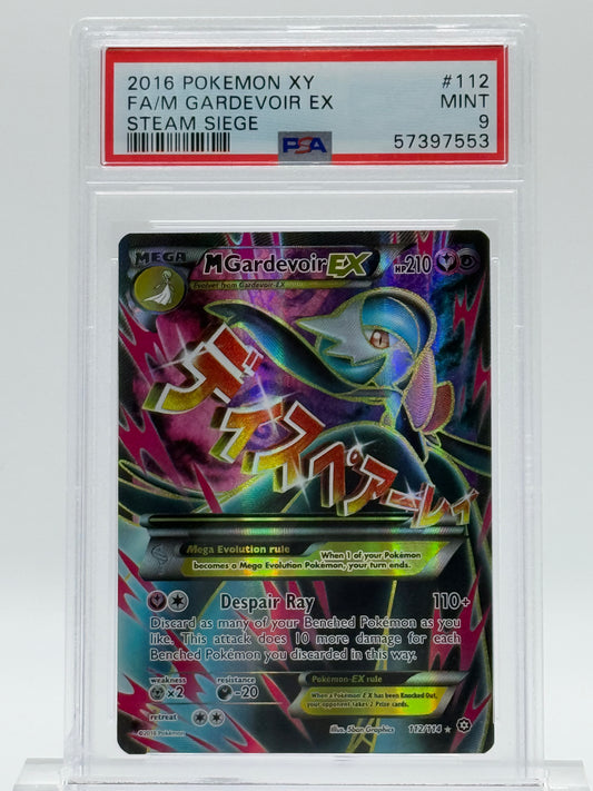 2016 POKEMON XY-PSA 9-FA/M GARDEVOIR EX-STEAM SIEGE