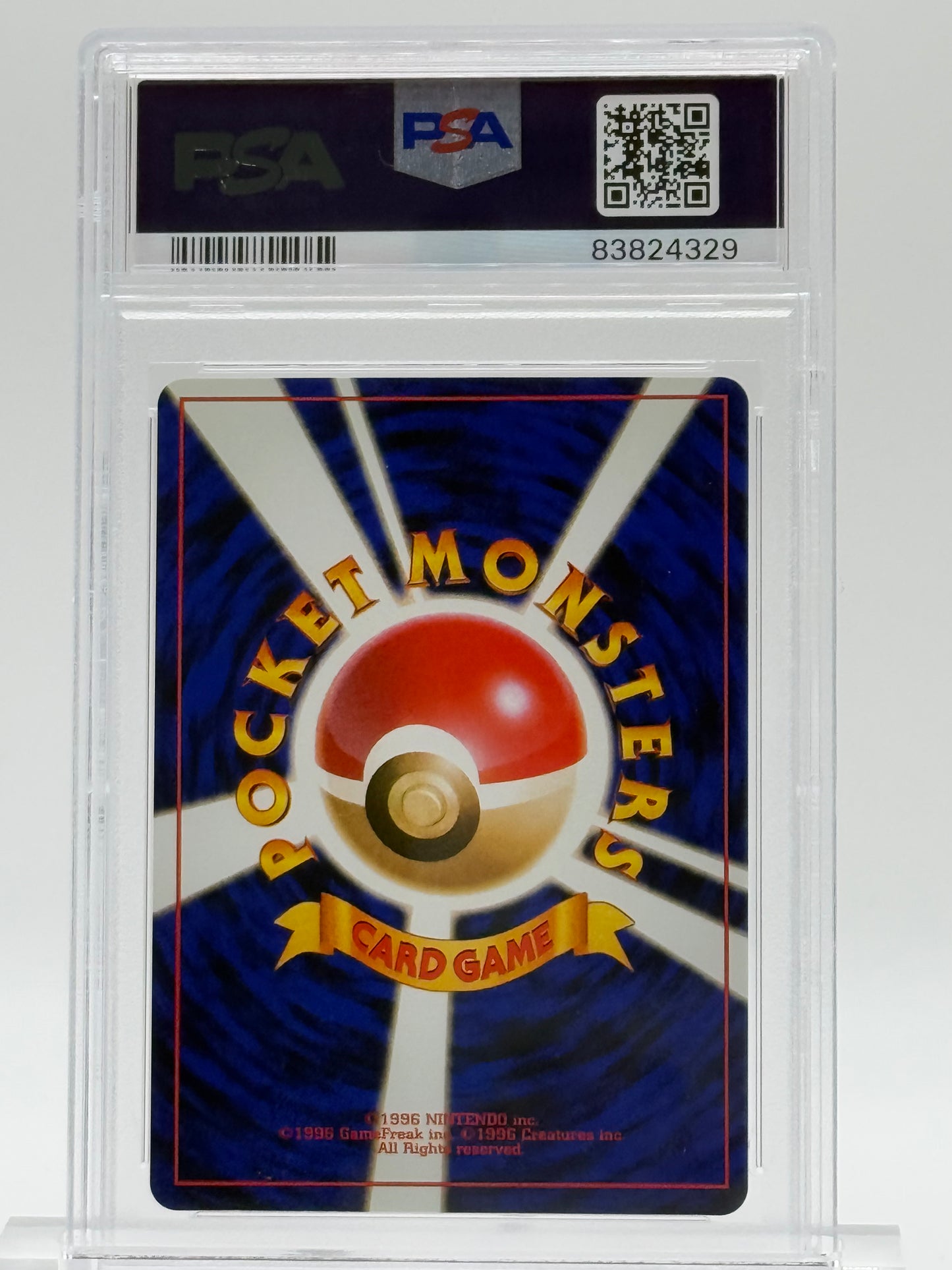 1999 P.M. JAPANESE GYM 2-PSA 10-BLAINES CHARIZARD-HOLO