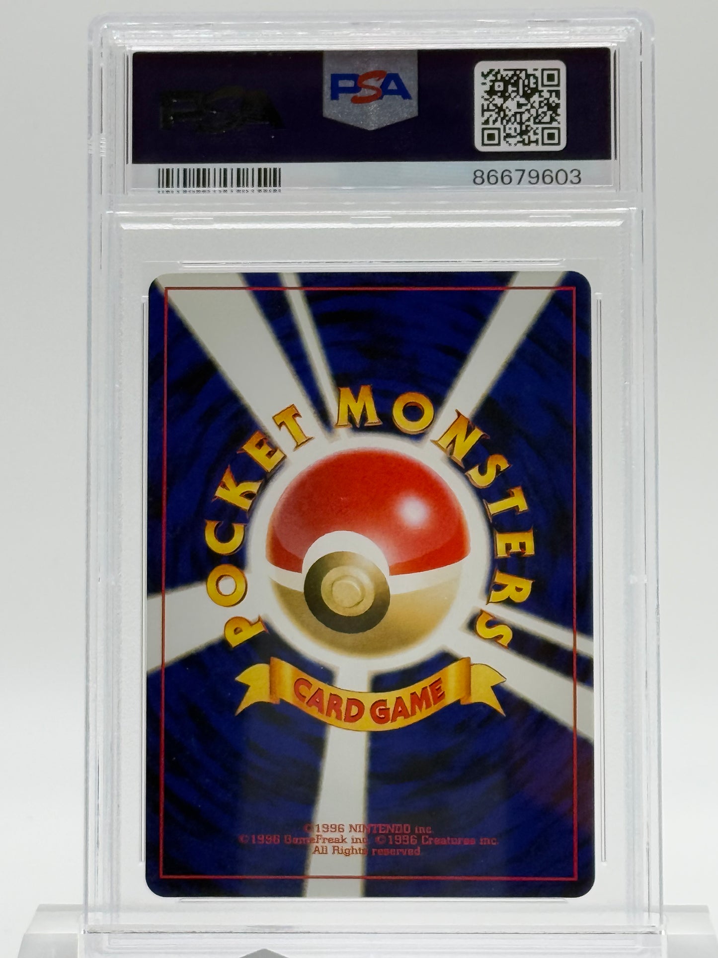 2000 P.M JAPANESE NEO 3-PSA 10-RAIKOU-HOLO