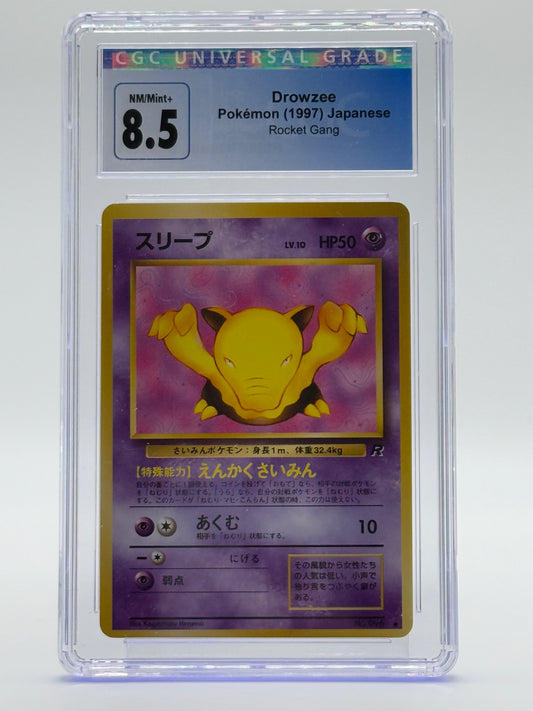 1997 POKEMON JAPANESE-CGC 8.5-DROWZEE-ROCKET GANG