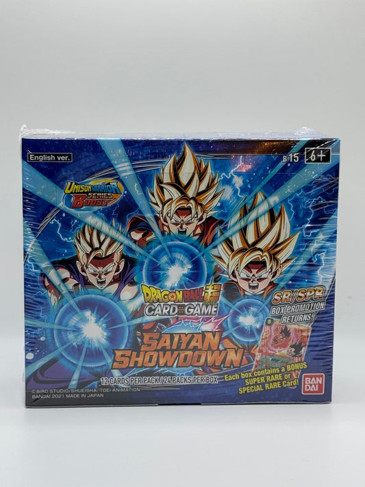 SAIYAN SHOWDOWN-DRAGON BALL SUPER-BOOSTER BOX