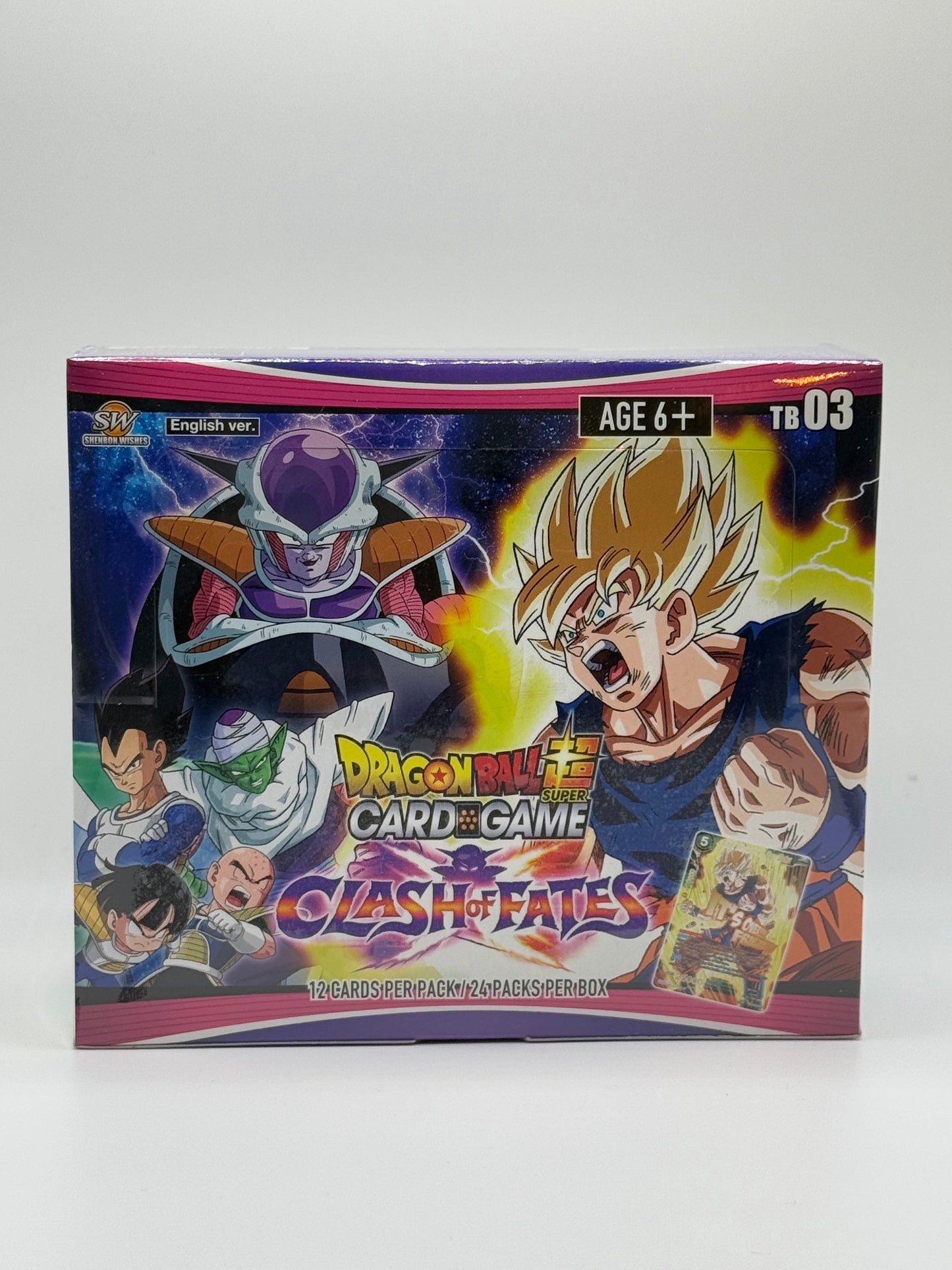 CLASH OF FATES-DRAGON BALL SUPER-BOOSTER BOX