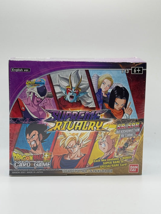 SUPREME RIVALRY-DRAGON BALL SUPER-BOOSTER BOX