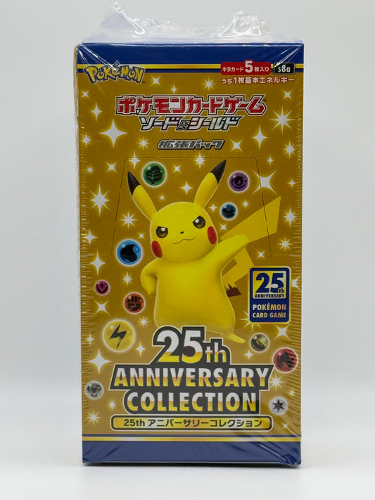 POKEMON 25TH ANNIVERSARY-JAPANESE-BOOSTER BOX