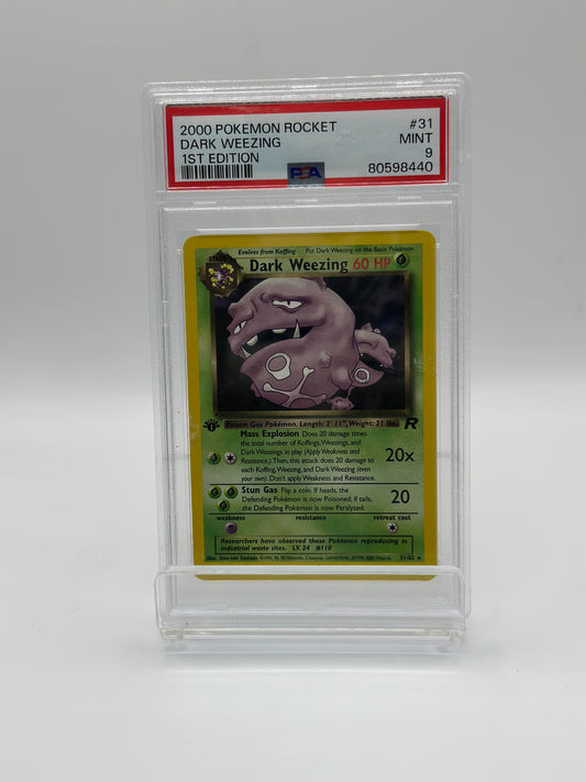 DARK WEEZING 1ST EDITION 31/82