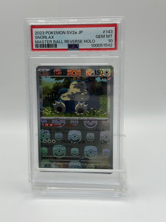 snowlax master ball 143/165