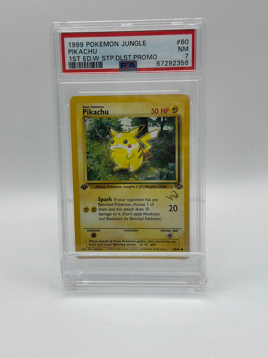 Pikachu 60/64 1st ed w promo