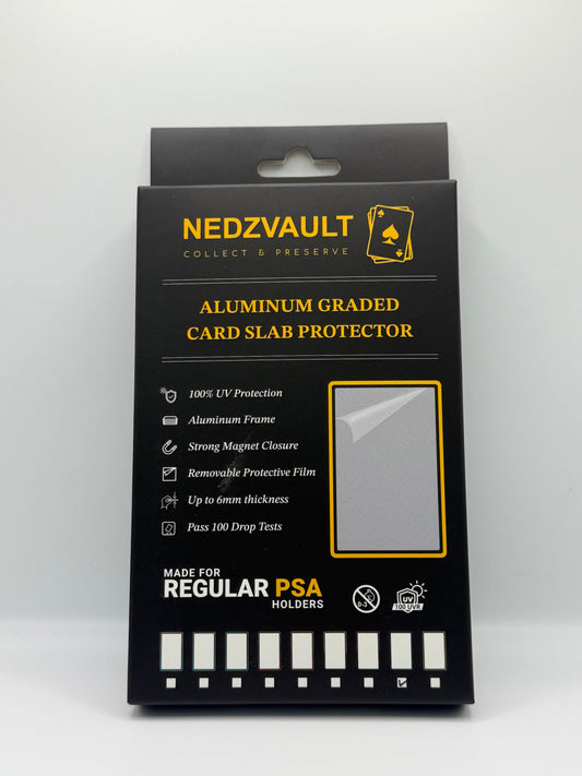 Aluminium Graded Card Slab Protector (PSA) GRADIENT GREEN & BLUE