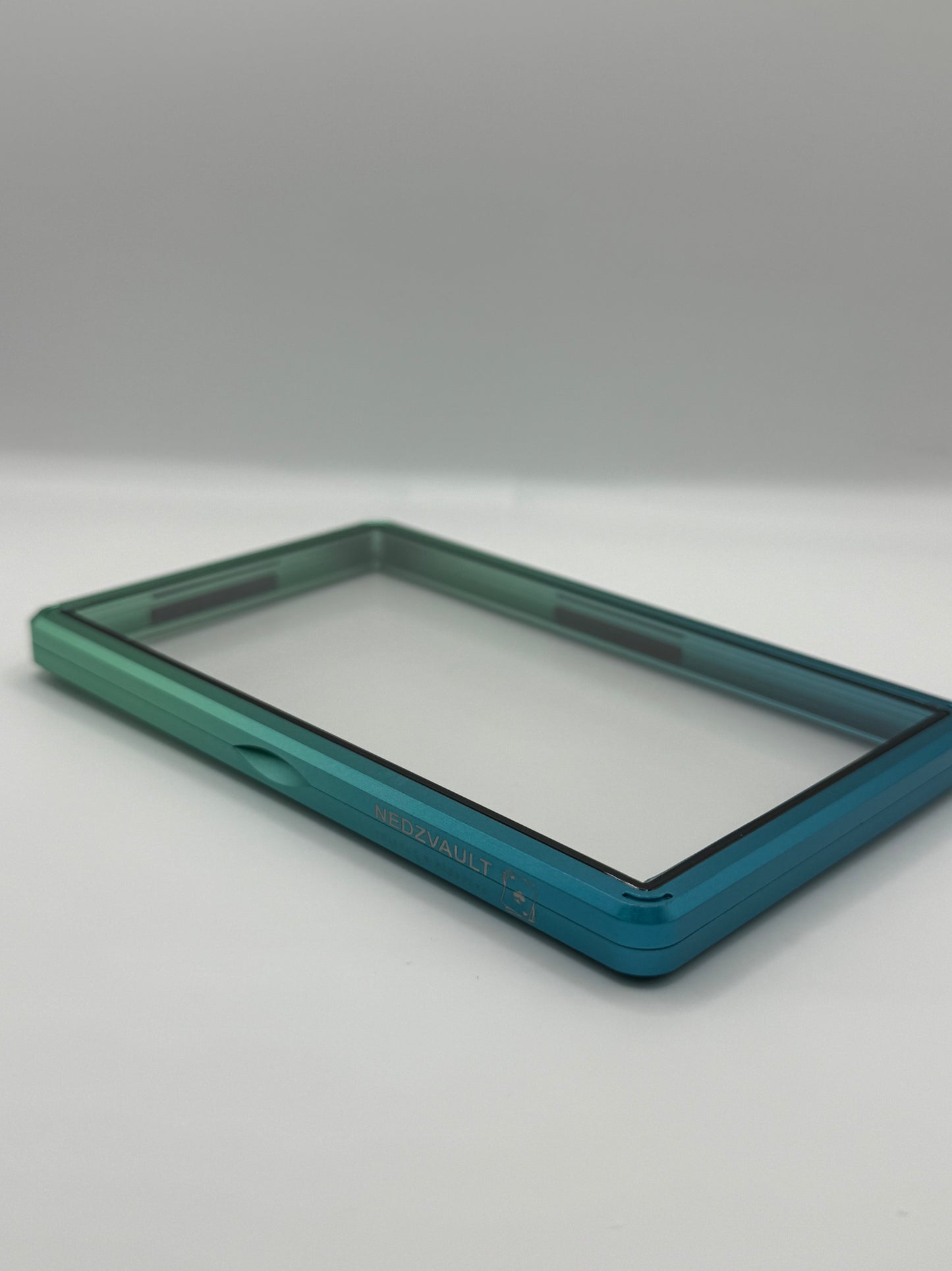 Aluminium Graded Card Slab Protector (PSA) GRADIENT GREEN & BLUE