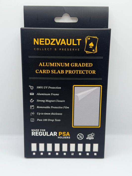 Aluminium Graded Card Slab Protector (PSA) GRADIENT BLACK & GOLD