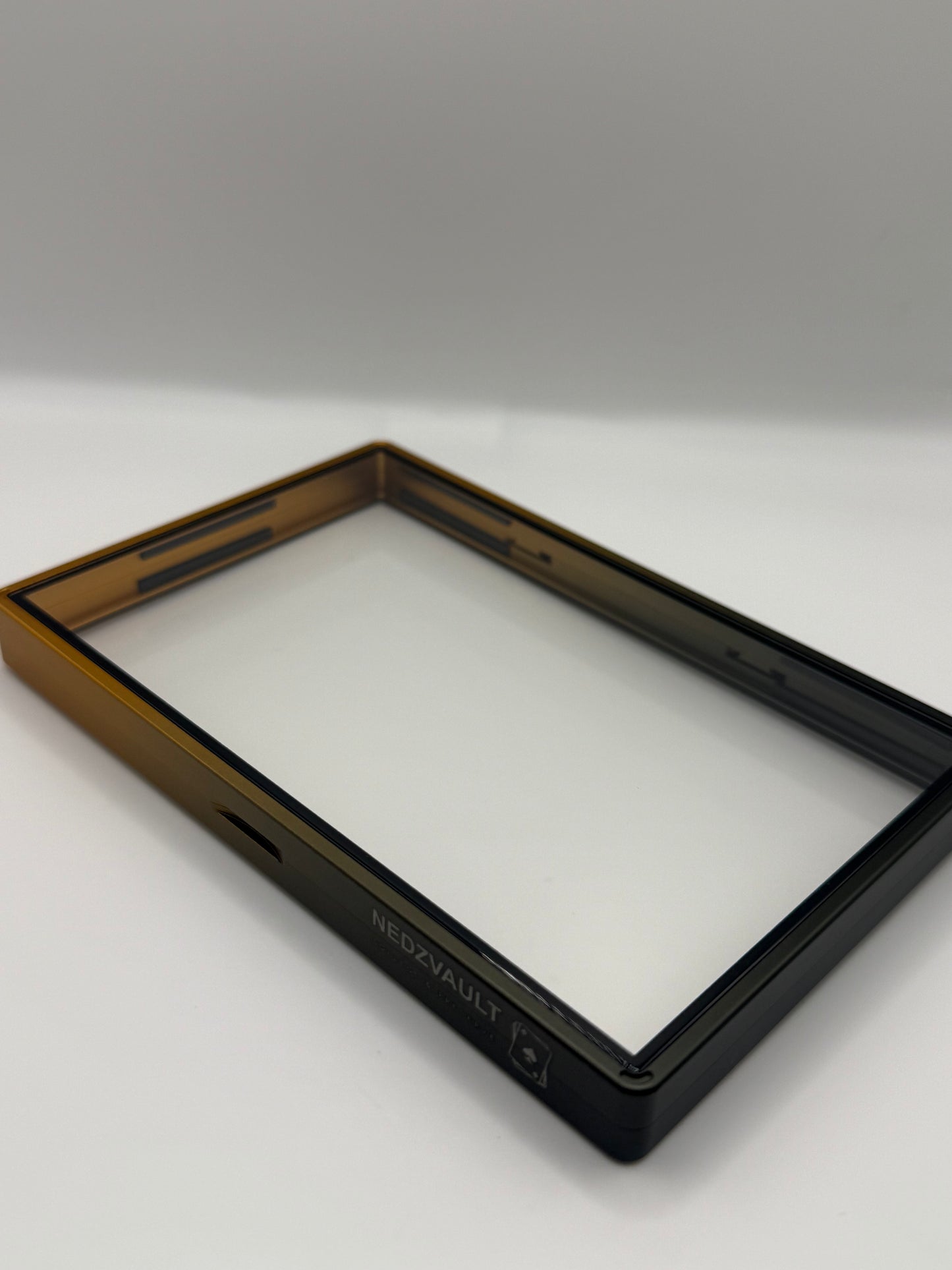 Aluminium Graded Card Slab Protector (BGS) GRADIENT BLACK & GOLD